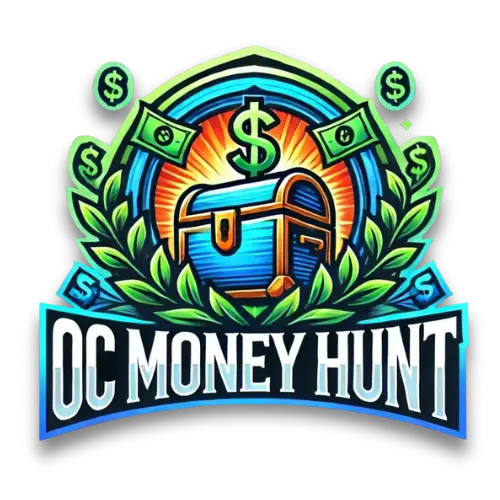 Logo for the OCMoneyHunt Instagram page